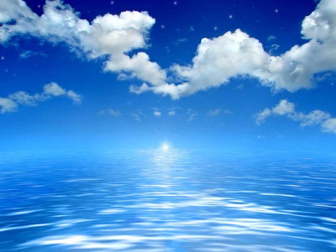 天空和大海