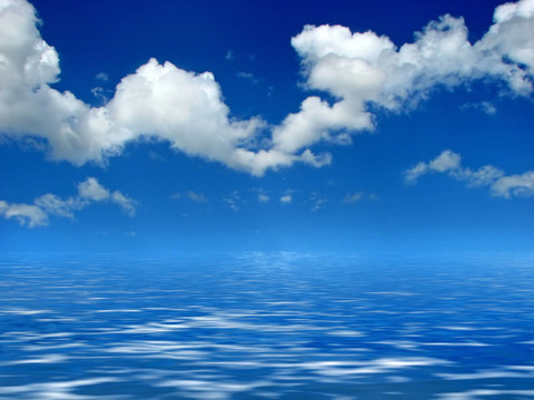 天空和大海