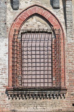 roccabianca城堡。Emilia Romagna。意大利.