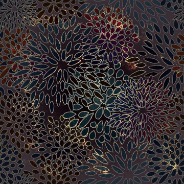 花卉背景無縫垃圾背景