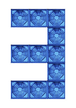 玻璃塊的3