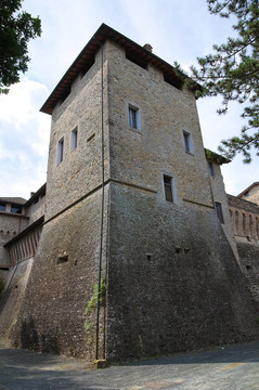 費(fèi)利諾城堡。Emilia Romagna。意大利.