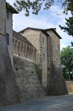 費(fèi)利諾城堡。Emilia Romagna。意大利.
