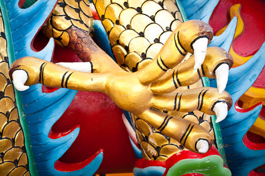 中國(guó)龍的腳
