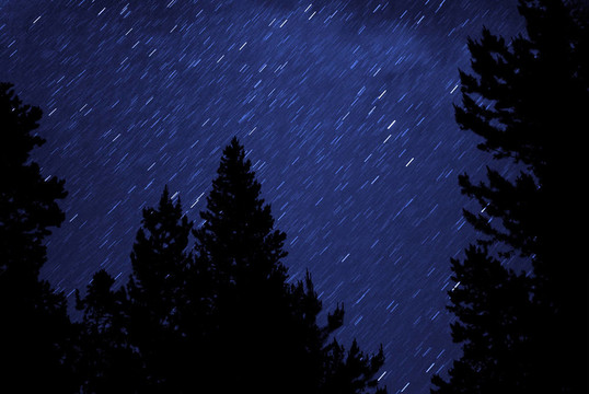 夜空中的星星