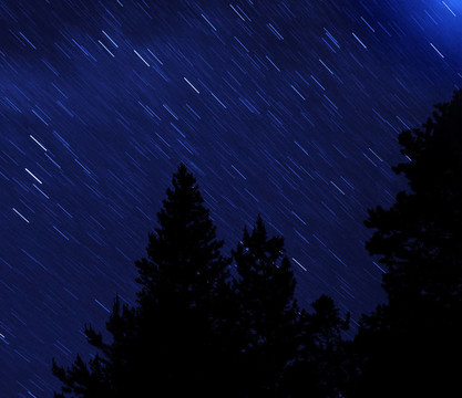 夜空中的星星