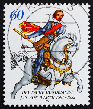 郵票德國1991 Jan von Werth；一般