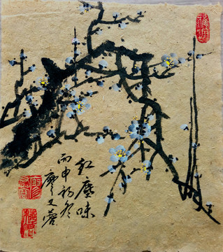 中國畫梅花