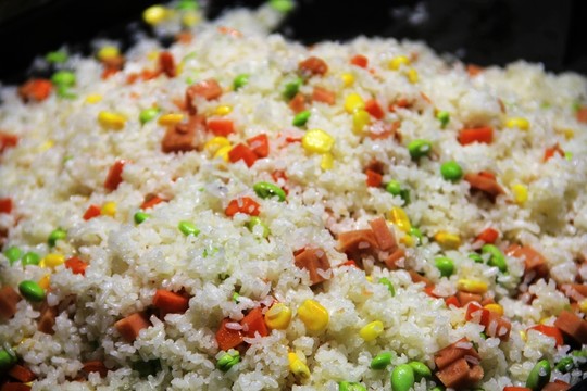 火腿米飯