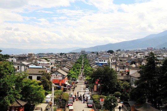 大理古城全景
