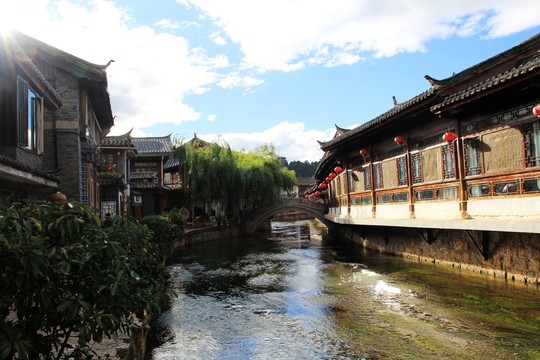 麗江古城風光