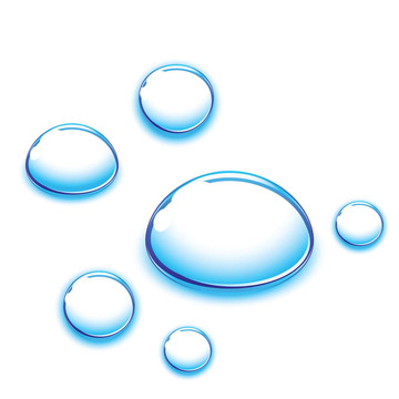 藍(lán)色水滴。