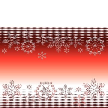 背景的雪花