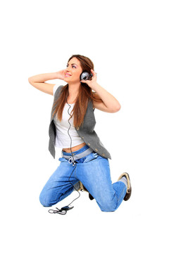 酷少年聽音樂跳舞