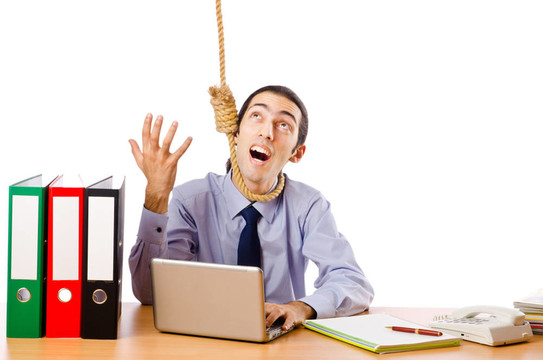 商人與自殺的想法