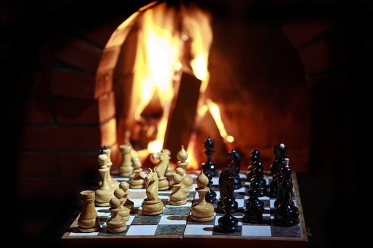 壁爐象棋