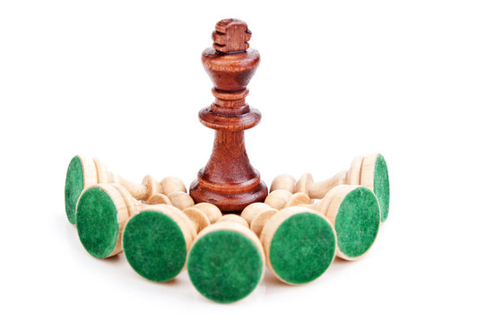 棋王包圍的棋子