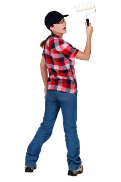 年輕的女人畫(huà)