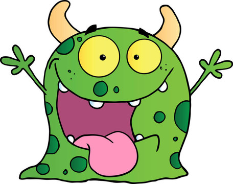 快樂怪物Cartoon Character