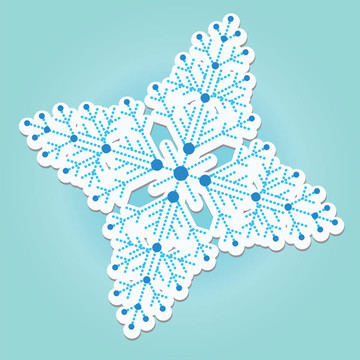 雪花貼紙