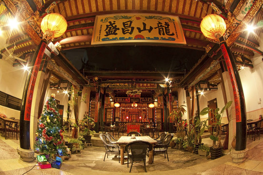 在中國廈門的中華寺。