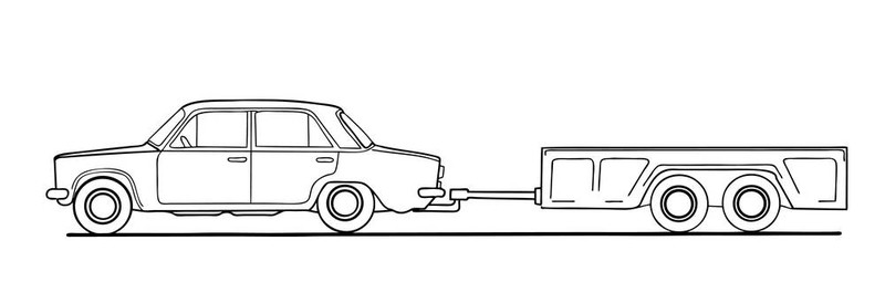 汽車在白色背景上掛；圖