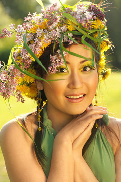 亞洲女人的花冠