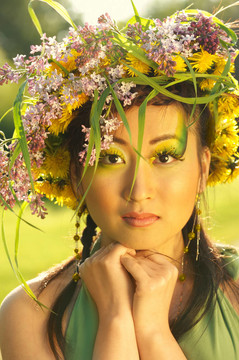 亞洲女人的花冠