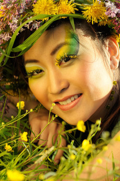 亞洲女人的花冠
