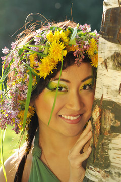 亞洲女人的花冠