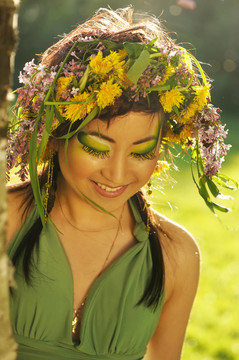 亞洲女人的花冠