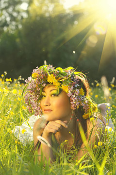 亞洲女人的花冠
