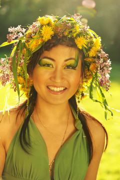 亞洲女人的花冠