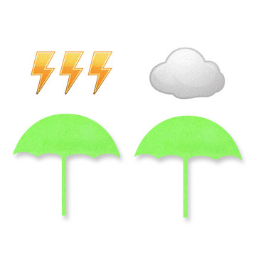 天氣垃圾紙