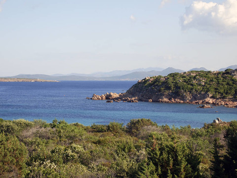 翡翠海岸景觀；撒丁島；意大利