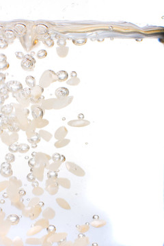 水稻在水中