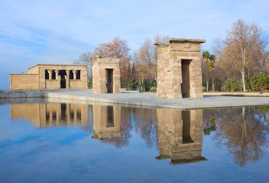 寺debod；馬德里；西班牙