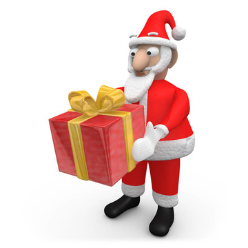 Santa贈送禮物