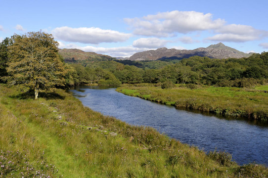 Y dyniewyd Afon Glaslyn模型