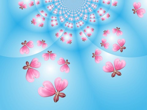 心中的花