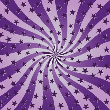 背景星空的漩渦