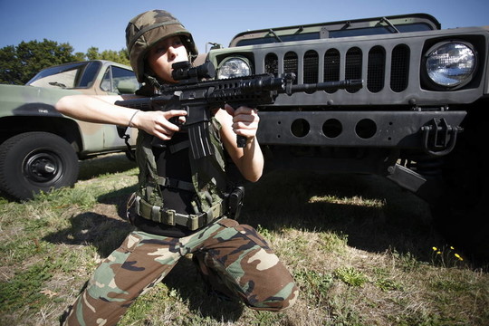 性感女性軍人