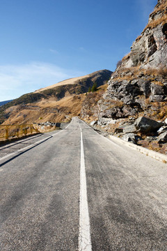 在羅馬尼亞transfagarasan路