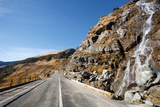 在羅馬尼亞transfagarasan路