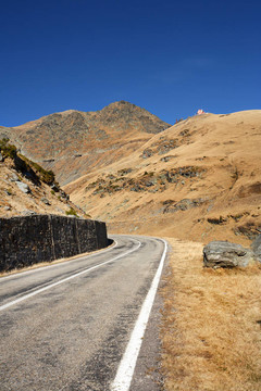在羅馬尼亞transfagarasan路