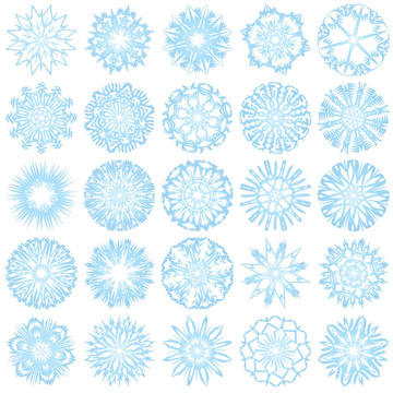 25片雪花