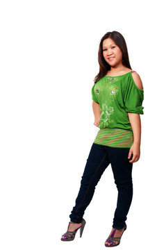 美麗的Hispanic Woman