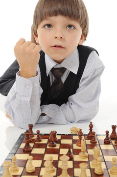 學生下棋