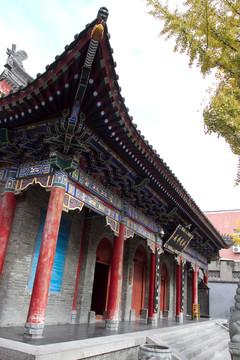 飛檐翹角 西安臥龍寺