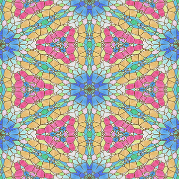 染色玻璃拼花 TIF無分層